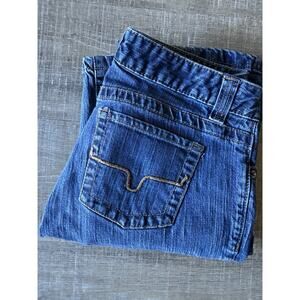 Kimes Ranch Betty Jeans Womens 6 30x33 Blue Bootcut Mid Rise Western Denim